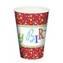 Drinkbekers Karton 200cc "Happy Birthday" Ø 70 x 97mm -horecavoordeel.com-