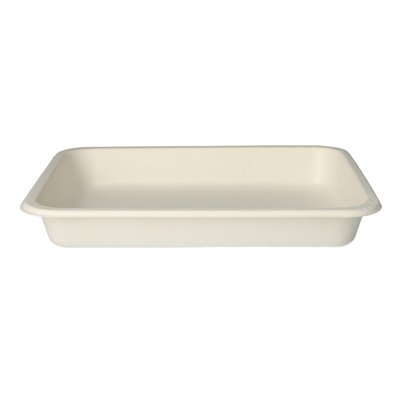 Topseal Menu Trays Sugarcane Rectangle 225 x 175 x 30mm