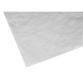 Tafelkleed Van Papier Wit "Plein" Met Damastprint plein 700 x 600mm