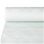 Tablecloth Paper Roll White With Damask Print 25 x 1 meter