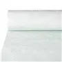 Tablecloth Paper Roll White With Damask Print 25 x 1 meter