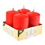 Pillar candles Red Ø 50 x 80mm