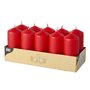 Pillar candles Red Ø 40 x 90mm