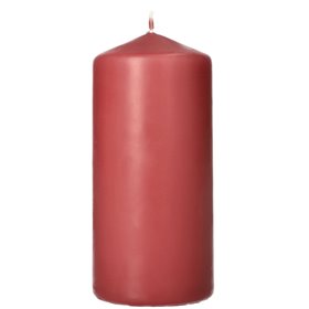 Pillar candles Rust brown Ø 69 x 150mm