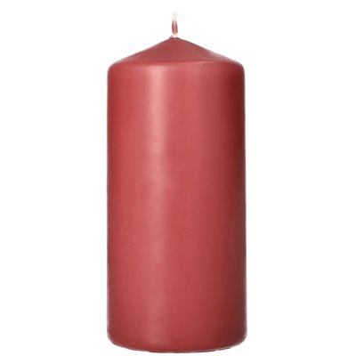 Pillar candles Rust brown Ø 69 x 150mm