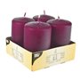 Pillar candles Purple Ø 50 x 80mm