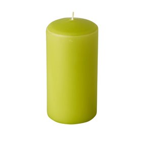 Pillar candles Kiwi Ø 50 x 100mm