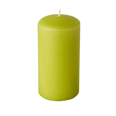 Pillar candles Kiwi Ø 50 x 100mm