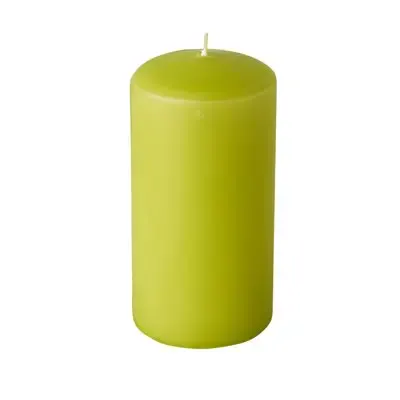 Pillar candles Kiwi Ø 50 x 100mm