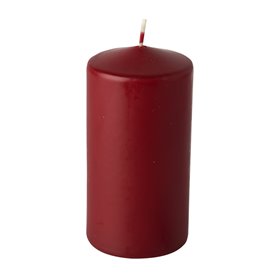 Pillar candles Bordeaux Ø 60 x 115mm