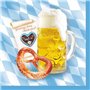 Napkins 3-Layer "Bavaria" 1/4 fold 330 x 330mm