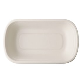 Bowls Sugarcane 750cc "Pure" White 229 x 134 x 44mm