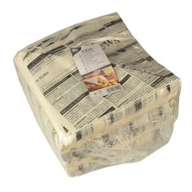 Cone Bags "Newsprint" Pergament Paper Greaseproof 325 x 230 x 230mm (Filling content 250 Grams)