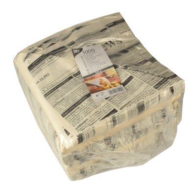 Cone Bags "Newsprint" Pergament Paper Greaseproof 325 x 230 x 230mm (Filling content 250 Grams)