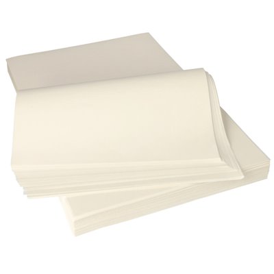 Pergament Paper White Greaseproof 1/8 arc 375 x 250mm