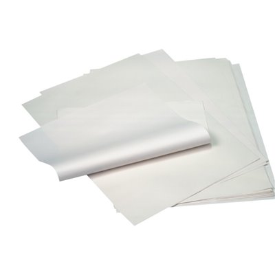 Wrapping Paper White Cellulose 1/4 Sheets 500 x 375mm