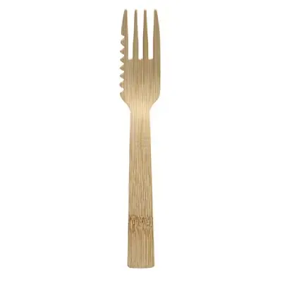 Pastry Forks Snack Forks With Cutting Edge Bamboo "Pure" 145mm