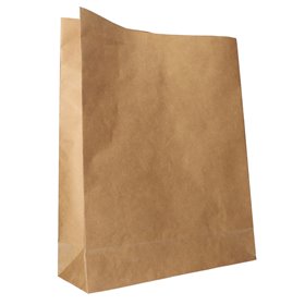 Block Bottom Bags Brown Kraft Paper 400 x 320 x 110mm