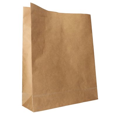 Block Bottom Bags Brown Kraft Paper 400 x 320 x 110mm