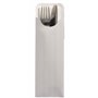 Cutlery Bags White "Lines" 235 x 73mm Including 2-Layer White Napkin 330 x 330mm