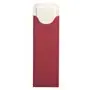 Cutlery Bags Bordeaux "Lines" 235 x 73mm Including 2-Layer White Napkin 330 x 330mm