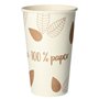 Cups Cardboard 400cc "Pure" "ZERO" Ø 90 x 139mm