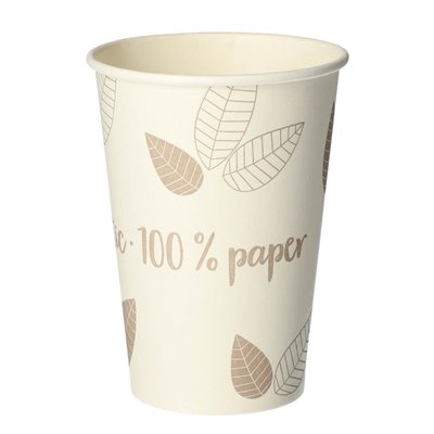 Cups Cardboard 180cc "Pure" "ZERO" Ø 70 x 92mm