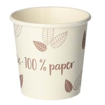 Cups Cardboard 100cc "Pure" "ZERO" Ø 60 x 60mm