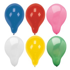 Ballonnen Rond Kleuren Assortiment (Geschikt voor Helium) Ø 280mm