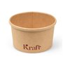 Soup Cup 230 ml / 8oz Kraft Brown Cardboard Ø 98mm