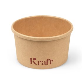 Soup Cup 230 ml / 8oz Kraft Brown Cardboard Ø 98mm