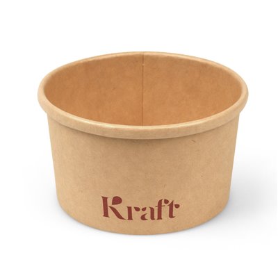 Soup Cup 230 ml / 8oz Kraft Brown Cardboard Ø 98mm