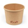 Soup cup 350 ml /12oz Kraft Brown Cardboard Ø 98mm