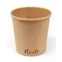 Soepbeker 470 ml /16oz Ø Kraft Bruin Karton 98mm