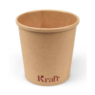 Soepbeker 470 ml /16oz Ø Kraft Bruin Karton 98mm