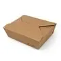 Maaltijdbak - Lunchbox 1500ml Kraft Bruin Karton