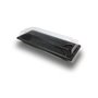 Sushi Tray HP-02 Black PS + Lid Transparent OPS 222 x 92 x 22mm