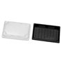 Sushi Tray HP-09 Black PS + Lid Transparent OPS 238 x 145 x 23mm