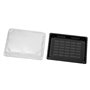 Sushi Tray HP-11 Black PS + Lid Transparent OPS 259 x 186 x 23mm