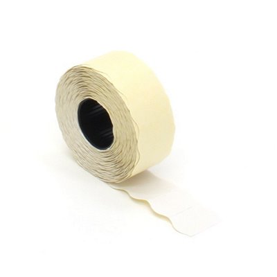 Price Labels 22 x 12mm White Permanent Roll 1500 Pieces