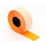 Price Labels 26 x 12mm Fluorescent Orange Permanent Roll 1500 Pieces