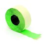 Price Labels 26 x 12mm Fluorescent Green Permanent Roll 1500 Pieces