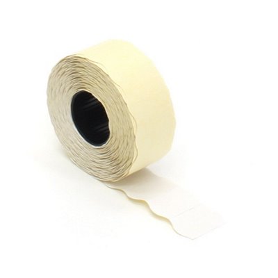 Price Labels 26 x 12mm White Frozen Glue Roll 1500 Pieces