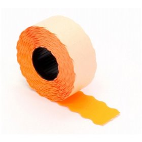 Price Labels 26 x 12mm Orange Frozen Glue Roll 1500 Pieces