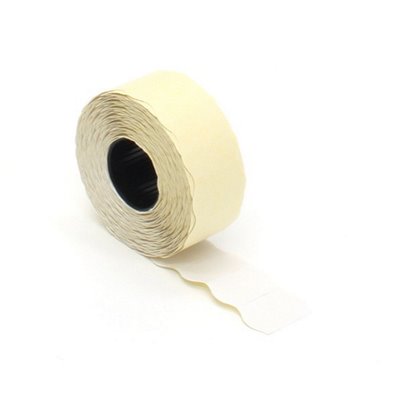 Price Labels 26 x 16mm White Permanent Roll 1100 Pieces