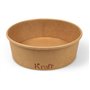 Salad bowl 500 ml Kraft Brown Cardboard Ø 150mm