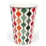 Milkshake Cups 400ml 16 Oz Colored Cardboard "Retro" Ø 92 x 126mm