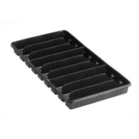 Schaslick Tray 9-Compartment PP Black