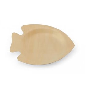 Fish plate Wood "FSC" 150 x 130mm Horecavoordeel.com