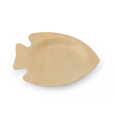 Fish plate Wood "FSC" 150 x 130mm Horecavoordeel.com